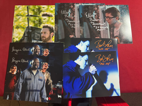 LOT OF 8 SIGNED 8X10 PHOTOS (UNCERTIFIED)