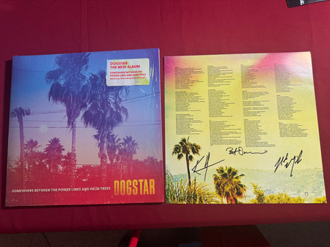 DOGSTAR VINYL RECORD - INSERT SIGNED BY KEANU REEVES & BAND