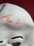 TIM CURRY SIGNED PENNYWISE MASK (DAMAGED)