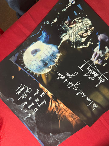 LOT OF 2 HEAVILY DAMAGED 11X14 PHOTOS (BRADLEY & BRECK)