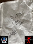 INK_012 - Full Size Plastic Rain Coat Autographed By Ice Nine Kills members Spencer Charnas, Dan Sugarman, Joe Occhiuti, Ricky Armellino & Patrick Galante