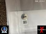 INK_013 - Full Size Plastic Rain Coat Autographed By Ice Nine Kills members Spencer Charnas, Dan Sugarman, Joe Occhiuti, Ricky Armellino & Patrick Galante