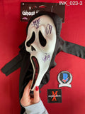 INK_023 - Ghost Face Fun World Mask Autographed By Ice Nine Kills members Spencer Charnas, Dan Sugarman, Joe Occhiuti, Ricky Armellino & Patrick Galante