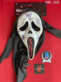 INK_023 - Ghost Face Fun World Mask Autographed By Ice Nine Kills members Spencer Charnas, Dan Sugarman, Joe Occhiuti, Ricky Armellino & Patrick Galante