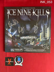 INK_053 - Ice Nine Kills "Welcome To Horrorwood" Vinyl Record Autographed By Ice Nine Kills members Spencer Charnas, Dan Sugarman, Joe Occhiuti, Ricky Armellino & Patrick Galante