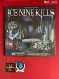 INK_055 - Ice Nine Kills "Welcome To Horrorwood" Vinyl Record Autographed By Ice Nine Kills members Spencer Charnas, Dan Sugarman, Joe Occhiuti, Ricky Armellino & Patrick Galante