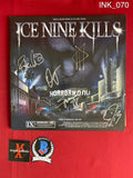 INK_070 - Ice Nine Kills "Welcome To Horrorwood" Vinyl Record Autographed By Ice Nine Kills members Spencer Charnas, Dan Sugarman, Joe Occhiuti, Ricky Armellino & Patrick Galante