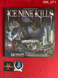 INK_071 - Ice Nine Kills "Welcome To Horrorwood" Vinyl Record Autographed By Ice Nine Kills members Spencer Charnas, Dan Sugarman, Joe Occhiuti, Ricky Armellino & Patrick Galante