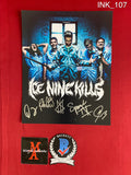 INK_107 - 8x10 Photo Autographed By Ice Nine Kills members Spencer Charnas, Dan Sugarman, Joe Occhiuti, Ricky Armellino & Patrick Galante