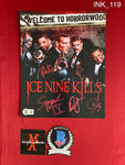 INK_119 - 8x10 Photo Autographed By Ice Nine Kills members Spencer Charnas, Dan Sugarman, Joe Occhiuti, Ricky Armellino & Patrick Galante