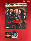 INK_124 - 8x10 Photo Autographed By Ice Nine Kills members Spencer Charnas, Dan Sugarman, Joe Occhiuti, Ricky Armellino & Patrick Galante