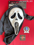 JACKSON_001 - Ghost Face Fun World Mask Autographed By Roger Jackson