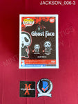 JACKSON_006 - Ghost Face 1607 Ghost Face Funko Pop! Autographed By Roger Jackson