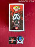 JACKSON_006 - Ghost Face 1607 Ghost Face Funko Pop! Autographed By Roger Jackson