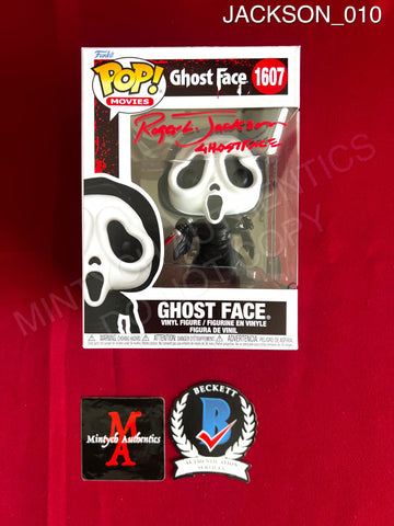 JACKSON_010 - Ghost Face 1607 Ghost Face Funko Pop! Autographed By Roger Jackson