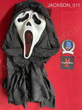 JACKSON_011 - Ghost Face Fun World Scream 25th Anniversary Mask Autographed By Roger Jackson