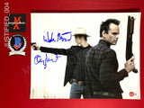 JUSTIFIED_004 - 11x14 Photo Autographed By Timothy Olyphant & Walton Goggins