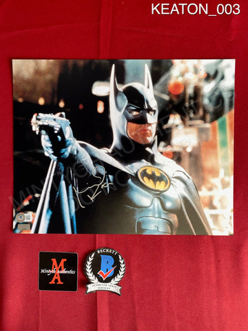 KEATON_003 - 11x14 Photo Autographed By Micheal Keaton