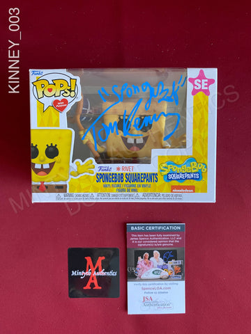 KINNEY_003 - Nickelodeon Spongebob Squarepants SE Spongebob Squarepants Funko Pop! Autographed By Tom Kinney