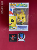 KINNEY_006 - Nickelodeon Spongebob Squarepants 453 Spongebob Squarepants Funko Pop! Autographed By Tom Kinney