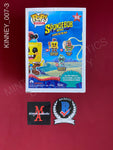 KINNEY_007 - The Spongebob Movie 916 Spongebob Squarepants With Gary Funko Pop! Autographed By Tom Kinney