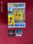 KINNEY_007 - The Spongebob Movie 916 Spongebob Squarepants With Gary Funko Pop! Autographed By Tom Kinney