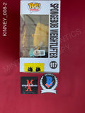 KENNY_008 - Nickelodeon Spongebob Squarepants 917 Spongebob Weightlifter Funko Pop! Autographed By Tom Kenny