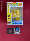 KENNY_008 - Nickelodeon Spongebob Squarepants 917 Spongebob Weightlifter Funko Pop! Autographed By Tom Kenny