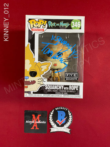 KINNEY_012 - Rick And Morty 346 Squanchy With Rope Funko Pop! Autographed By Tom Kinney