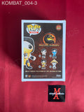 KOMBAT_004 - Mortal Kombat 537 Scorpion Funko Pop! (IMPERFECT) Autographed By Chris Casamassa & Paul E. Niemeyer (Artist)