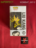 KOMBAT_007 - Mortal Kombat 535 Liu Kang Funko Pop! (IMPERFECT) Autographed By Robin Shou & Paul E. Niemeyer