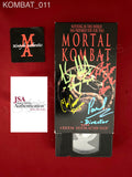 KOMBAT_011 - Mortal Kombat VHS Tape Autographed By Robin Shou, Chris Casamassa, Linden Ashby & Paul WS Anderson