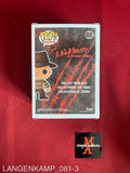 LANGENKAMP_081 - A Nightmare On Elm Street 02 Freddy Krueger Funko Pop! Autographed By Heather Langenkamp