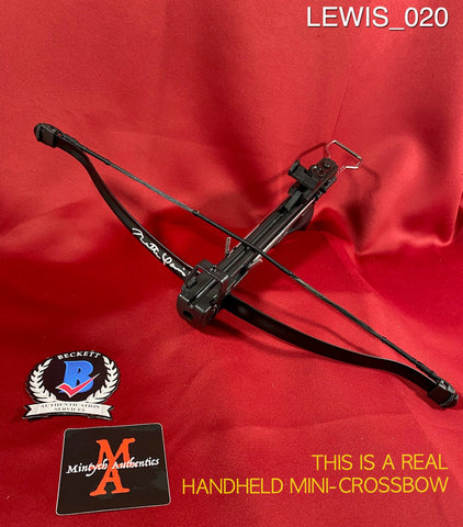 LEWIS_020 - Real Handheld  Mini-Crossbow Autographed By Juliette Lewis
