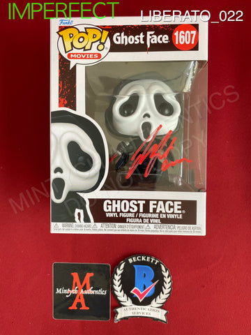 LIBERATO_022 - Ghost Face 1607 Ghost Face IMPERFECT - Funko Pop! Autographed By Liana Liberato