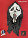 LILLARD_040 - Ghost Face Fun World Scream Mask Autographed By Matthew Lillard