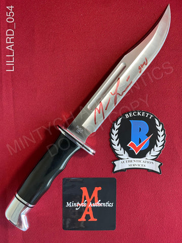 LILLARD_054 - Buck 120 Knife Autographed By Matthew Lillard
