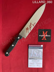 LILLARD_060 - Real 8" Steel Knife Autographed By Matthew Lillard