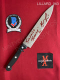 LILLARD_063 - Real 8" Steel Knife Autographed By Matthew Lillard