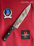 LILLARD_065 - Real 8" Steel Knife Autographed By Matthew Lillard