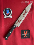 LILLARD_066 - Real 8" Steel Knife Autographed By Matthew Lillard