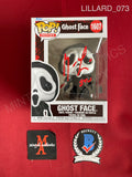LILLARD_073 - Ghost Face 1607 Ghost Face Funko Pop! Autographed By Matthew Lillard