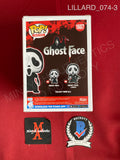 LILLARD_074 - Ghost Face 1607 Ghost Face Funko Pop! Autographed By Matthew Lillard