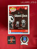 LILLARD_075 - Ghost Face 1607 Ghost Face Funko Pop! Autographed By Matthew Lillard