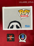 LILLARD_075 - Ghost Face 1607 Ghost Face Funko Pop! Autographed By Matthew Lillard