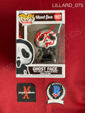 LILLARD_075 - Ghost Face 1607 Ghost Face Funko Pop! Autographed By Matthew Lillard