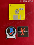 LILLARD_105 - 3.5" Vintage Floppy Disk 3.5" Vintage Floppy Disk Autographed By Matthew LillardÊ