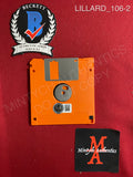 LILLARD_106 - 3.5" Viintage Hackers Floppy Disk Autographed By Matthew Lillard