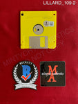 LILLARD_109 - 3.5" Vintage Floppy Disk 3.5" Vintage Floppy Disk Autographed By Matthew Lillard