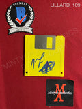 LILLARD_109 - 3.5" Viintage Hackers Floppy Disk Autographed By Matthew Lillard